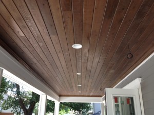 Tongue and groove ceiling